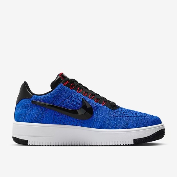 Nike Robert Kraft Blue New England Patriots Ultra Flyknit Air Force 1 Low 9.5 - Picture 8 of 10